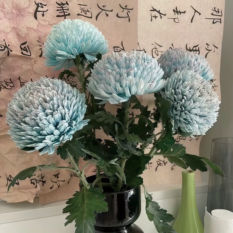 牡丹菊-青花瓷B